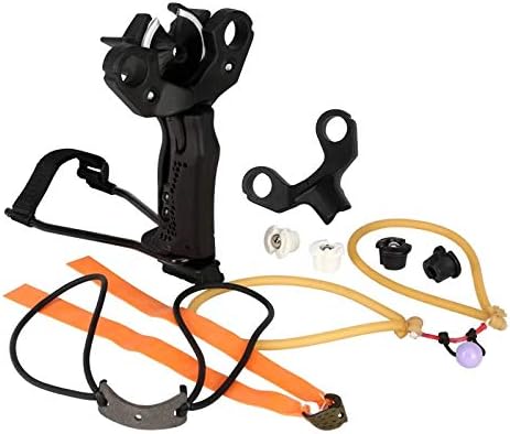 Jarrett Folding Slingshot Wrist Hold Sling Shot slingbow Hunting Bow Fishing kit