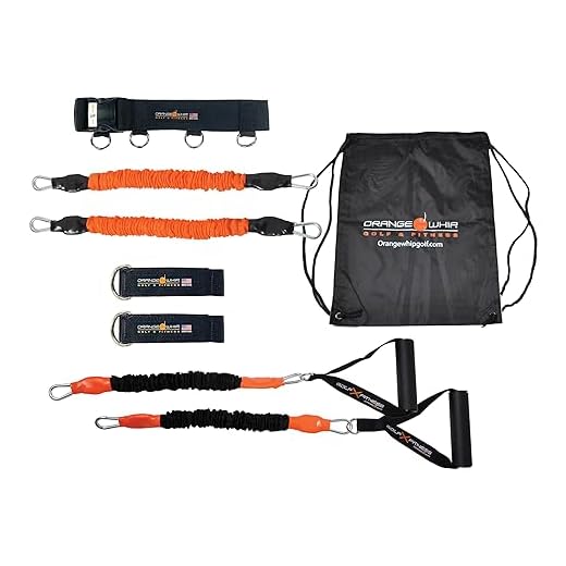 Orange Whip Fit Kit - Resistance Bands - Made in USA - Golf Swing Training Aid