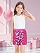 Sequin Skirt for Girls Kids Elastic Waist A-Line Sparlky Mini Skirt with Lining Fashion Built-in Shorts Glitter Club Party Skirts 5-6Y