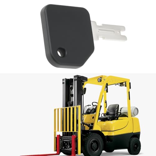 eMagTech Gabelstaplerschlüssel, Ersatz 181333, kompatibel mit schwarzem Kunststoffgriff von Hyster, 5 Stück