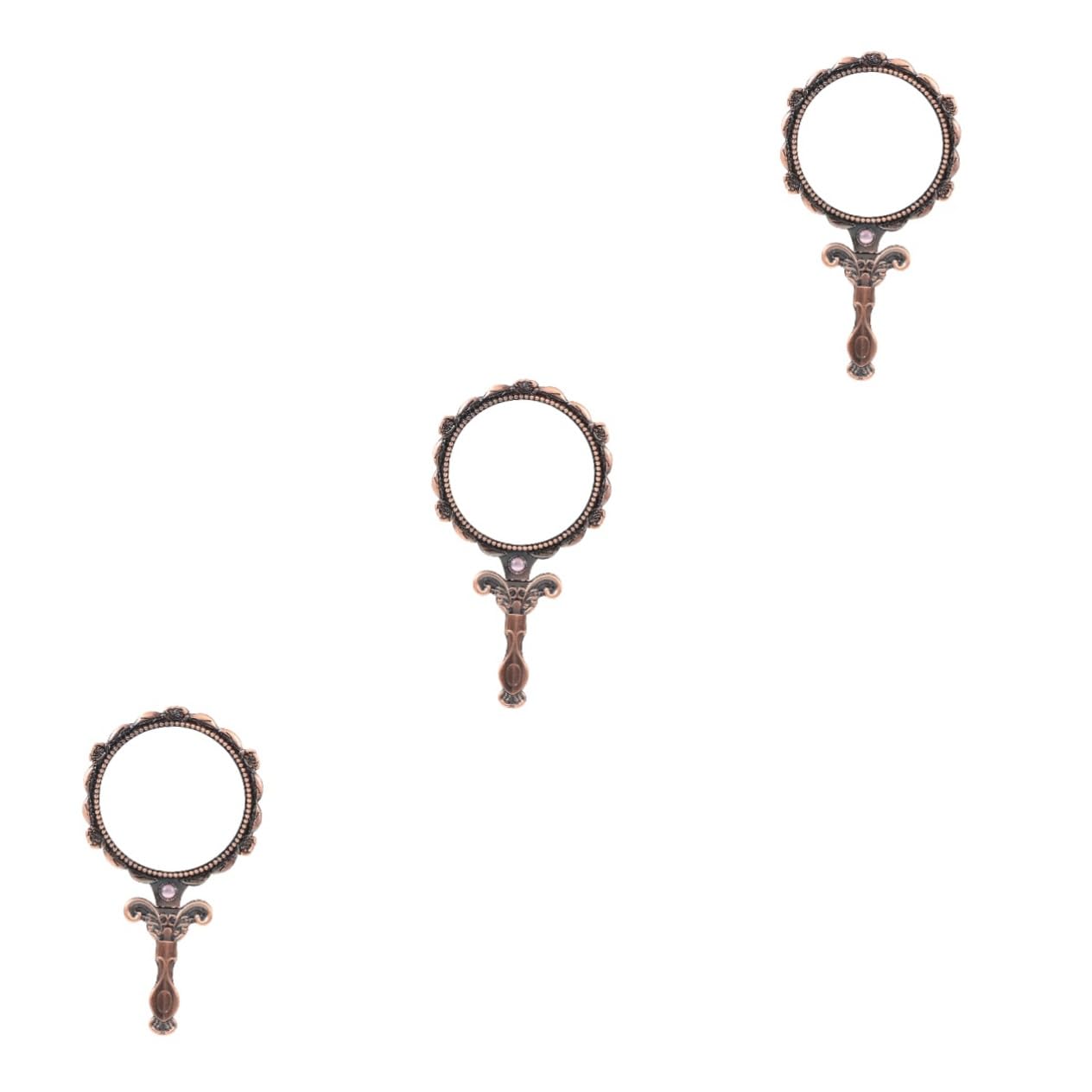 Miroirs de poche de style vintage FOMIYES, le lot de 3 parfaits pour offrir