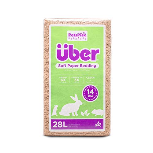 PETSPICK Soft Paper Pet Bed for Small Animals 28 L, Natural, 10 x 23 x 41 cm (L x W x H) - Image 2