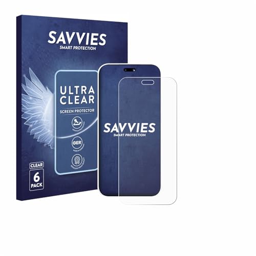 savvies 6 Pack Screen Protector Compatible with Huawei Nova 15 Pro Protection Film Clear