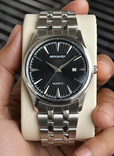 Image of Affordable Men's Wrist Watch Under 499 | Men Watch | Classic Round Dial | Quartz Movement | Stainless Steel Belt | Lightweight & Durable Design | Analog Display | Adjustable Lock |Trendy Party & Office Wear