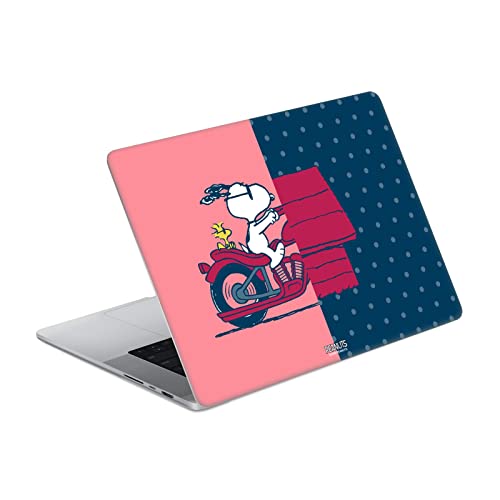 Autocollant MacBook Pro 14 A2442 skin vinyle Peanuts Snoopy coque