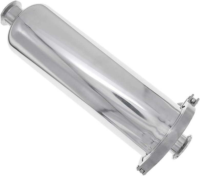 38mm PipeOD K50.5mm Tri Clamp In-line Filter Strainer - SUS 316ss for Beer, Dairy, Food & Beverage use 1pc(20 Mesh)