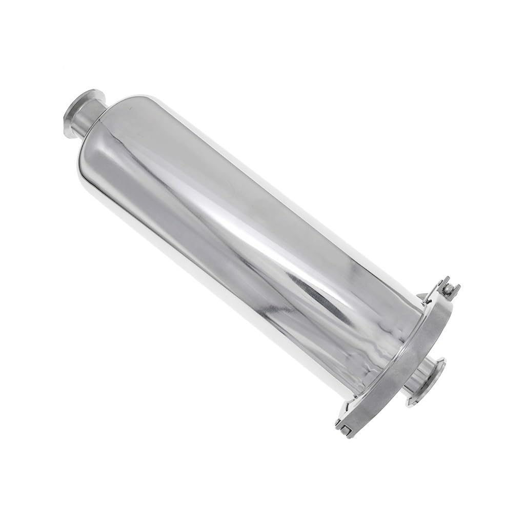 1 x 38 mm Rohr OD K50,5 mm Tri Clamp Inline-Filtersieb – SUS 316 Edelstahl für sanitäre Anwendungen (10 Mesh)