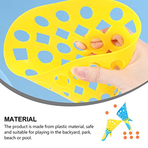 BESPORTBLE Cesta de lançador Pop and Catch com bolas, mini copo de bola e jogo de bola para arremess