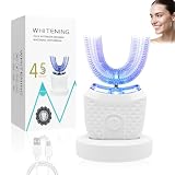 Spazzolino ad Ultrasuoni, U Spazzolino Denti,Spazzolino Per Pulizia Automatica, Dispositivo per l'igiene Orale Completamente Automatico e Impermeabile