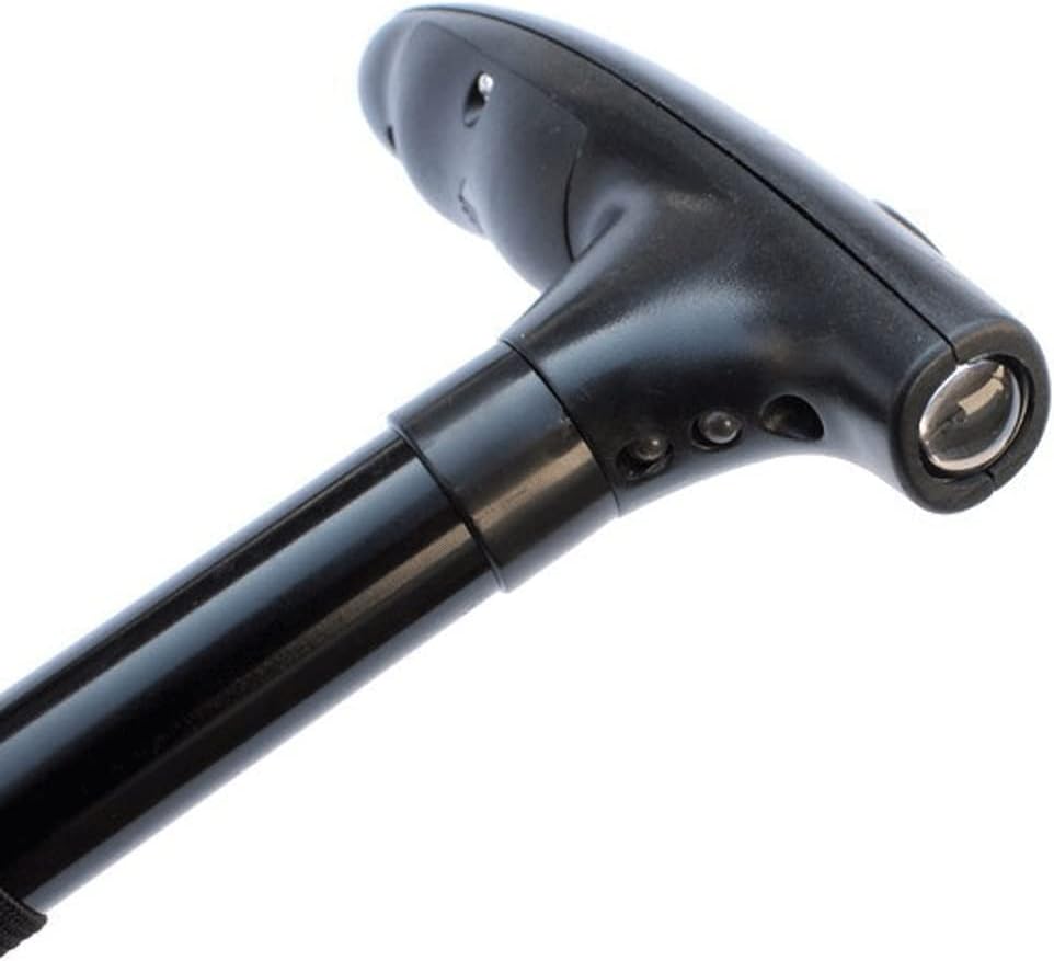 Crutches for The Elderly Aluminium Folding Small Three-Legged Walking Stick Telescopic for The