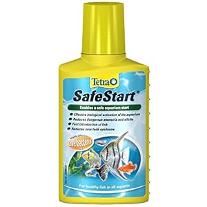 Tetra SafeStart Aquarium Starter – with live nitrifying bacteria, allows the rapid introduction of fish in an aquarium, 100 ml bottle.