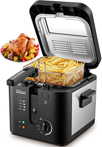 Fritteuse | 2,5 Liter Kapazität | 1600 Watt | Friteuse | Airfryer | Fritöse | Friteuse | Frittöse | Profifritteuse…