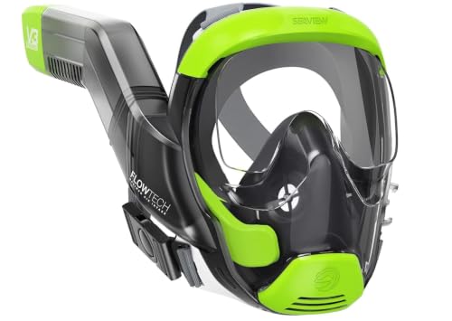 Seaview 180 V3 Full Face Snorkel Mask - Snorkeling Gear for Adults (Option 4)