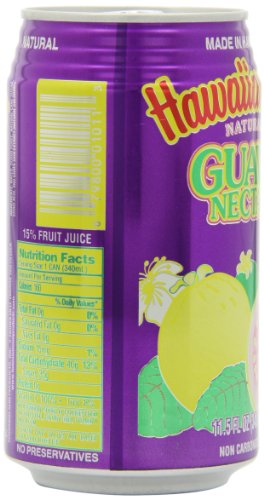 Hawaiian Sun Nectar, Guava, 11.5 Fl Oz (Pack of 24) - Thumbnail 6