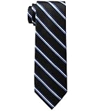 Tommy Hilfiger Men's Core Stripe Tie, Black, One Size
