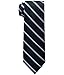 Tommy Hilfiger Men's Stripe Tie, Black, One Size