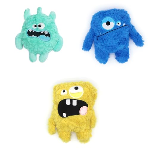 Juguetes mordibles con sonido para perros pequeños y medianos, pack de 3