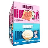 Legendary Foods 22 g Protein Pastry and Roll Bundle 18 Pack - Low Carb Meal Replacement Bar - Gluten Free Protien Snacks - Healthy Keto Snack Box - Low Sugar Energy Bars - Bariatric Diabetic Friendly