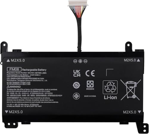 Batterie FM08 pour HP OMEN 17-AN013TX ordinateur portable 14.4V