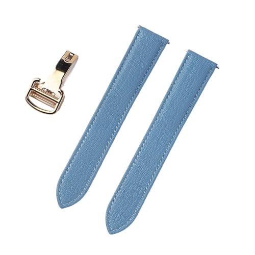 Bracelet de montre en cuir véritable 17mm 18mm 19mm 20mm 22mm pour Tank