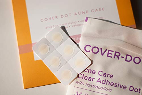 Smartmed Cover Dot Acne Care (72 Dots) Skin Blemish Treatment With Hydrocolloid | Clear, Waterproof Patch | Oil And Pimple Absorbing | Latex-Free #TOP4