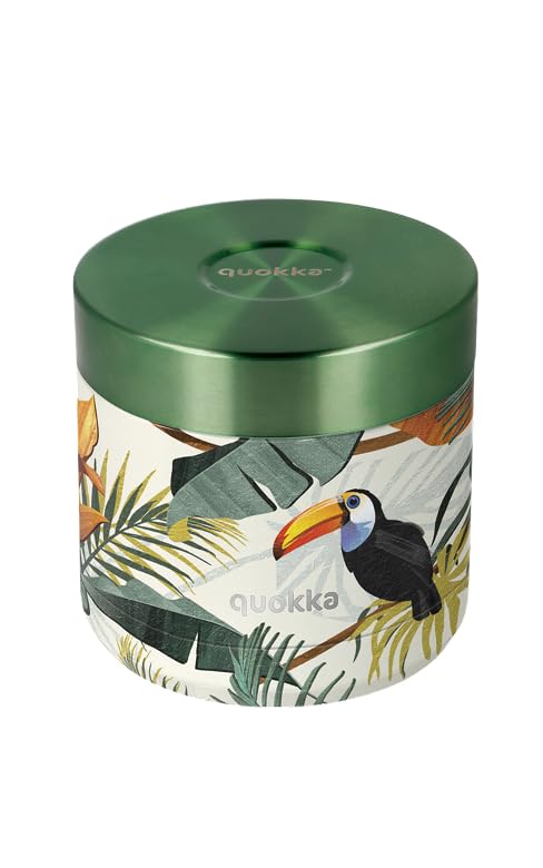 Contenant thermique en acier inoxydable Quokka Whim Tropical 604 ml durable et hermétique