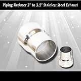 Piping Reducer 3' to 3.5' Stainless Steel Exhaust