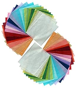 Mulberrypaperstock MPS40 50 Blatt Origami Maulbeerpapier Set