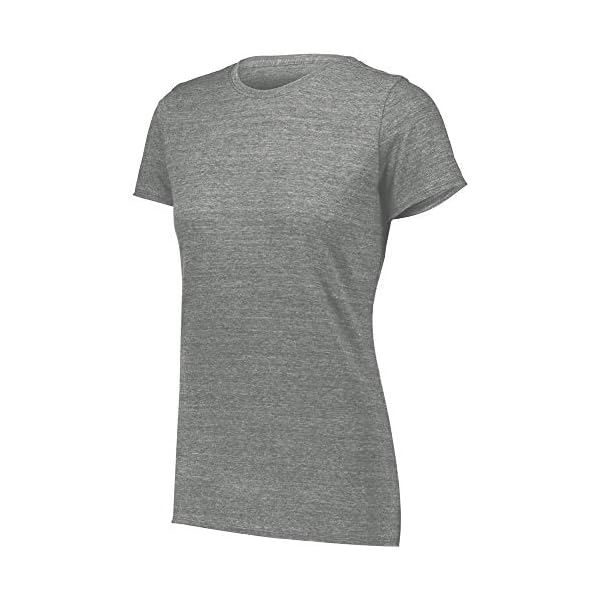 Augusta-Sportswear-Womens-Tri-Blend-T-Shirt Augusta Sportswear womens Tri-blend T-shirt Short Sleeve, Grey Heather, Medium