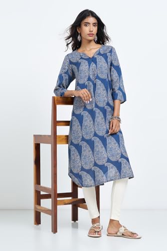 Image of Rangmanch by Pantaloons Women's Cotton Stretch Bottoms | Skinny Fit | Mid Rise Waist | Ankle Length