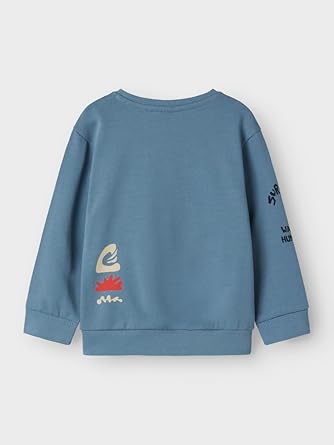 NAME IT Jungen Sweatshirt Langarm - Bequemes Basic Für Kleinkinder