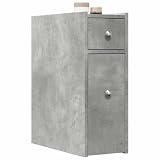 IBUQDDV Armadietto da bagno classico sottile con cassetti in robusto legno resistente all'umidità con ruote e ampio spazio di archiviazione, versatile come mobile da bagno