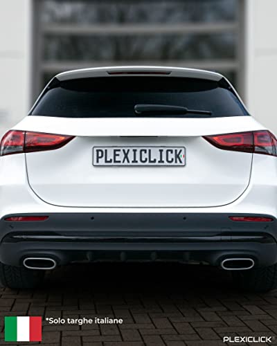 PLEXICLICK® Italia Portatarga Senza Cornice