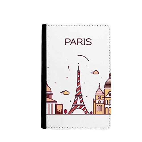 Portefeuille passeport Paris multicolore pour organiser vos documents de voyage à l'aéroport