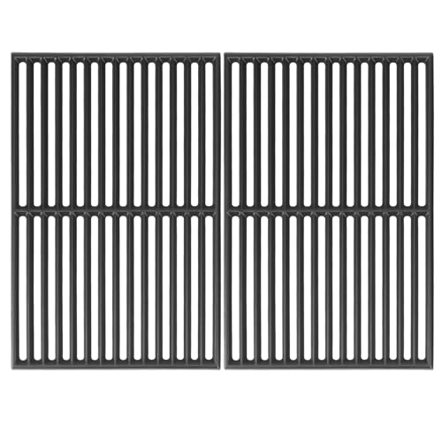 GFTIME 38 x 64,6cm Gusseisen Grillrost für BroilKing Signet 320 340 390, Grillroste Ersatzteil für BroilKing Signet Gasgrill, 2 Stück