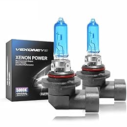 VEXONEYE 9005/HB3 Halogen Headlight Bulb 12V 60W 5000K White Lights Bulbs Headlamp Super Bright