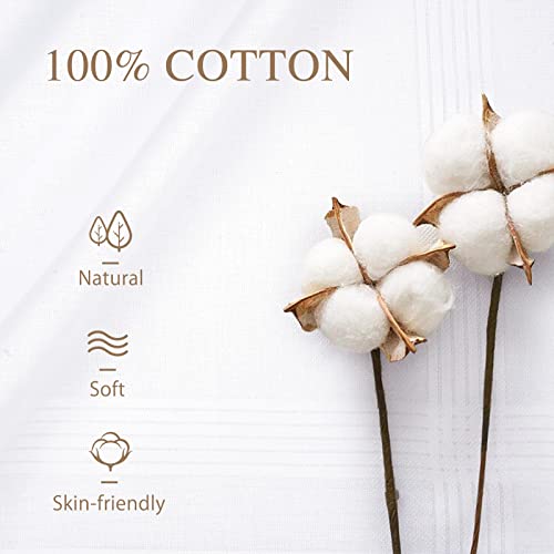 Selected Hanky 43230-22026 Men'S Handkerchiefs,100% Soft Cotton,White Classic Hankie Pack Of 12 thumb #1