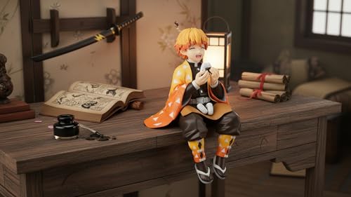 Image of Awestuffs Action Figure Limited Edition for Car Dashboard, Decoration, Cake, Office Desk & Study Table Zeni D Slayer Sitting