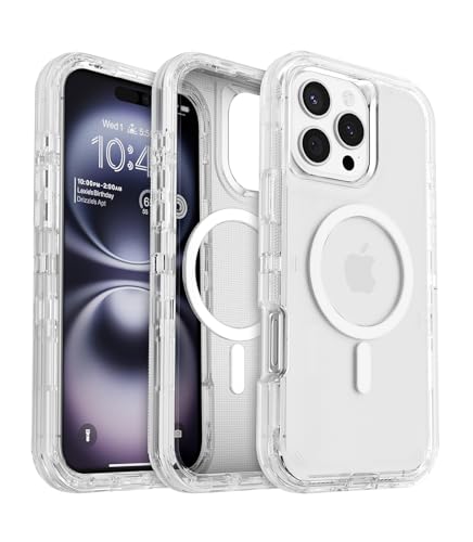 Protection iPhone 16 Pro Max transparente magnétique antichoc robuste