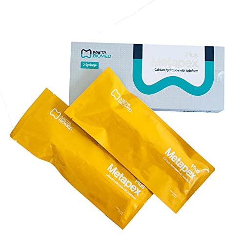 Meta Metapex Plus (Double Syringe) | Temporary Root Canal Filling Material | Premixed Paste | Radio Opaque | Easy Cleaning & Removal-image-9