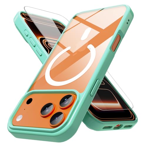 PinLiSheng Magnetic for iPhone 17 Pro Case Clear