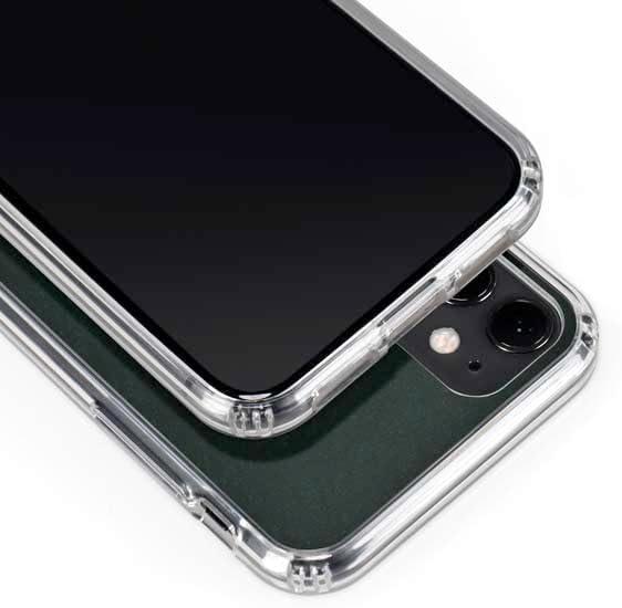 Skinit Clear Phone Case Compatible with iPhone 11 - Officially Licensed Michigan State University Spartans Logo Design