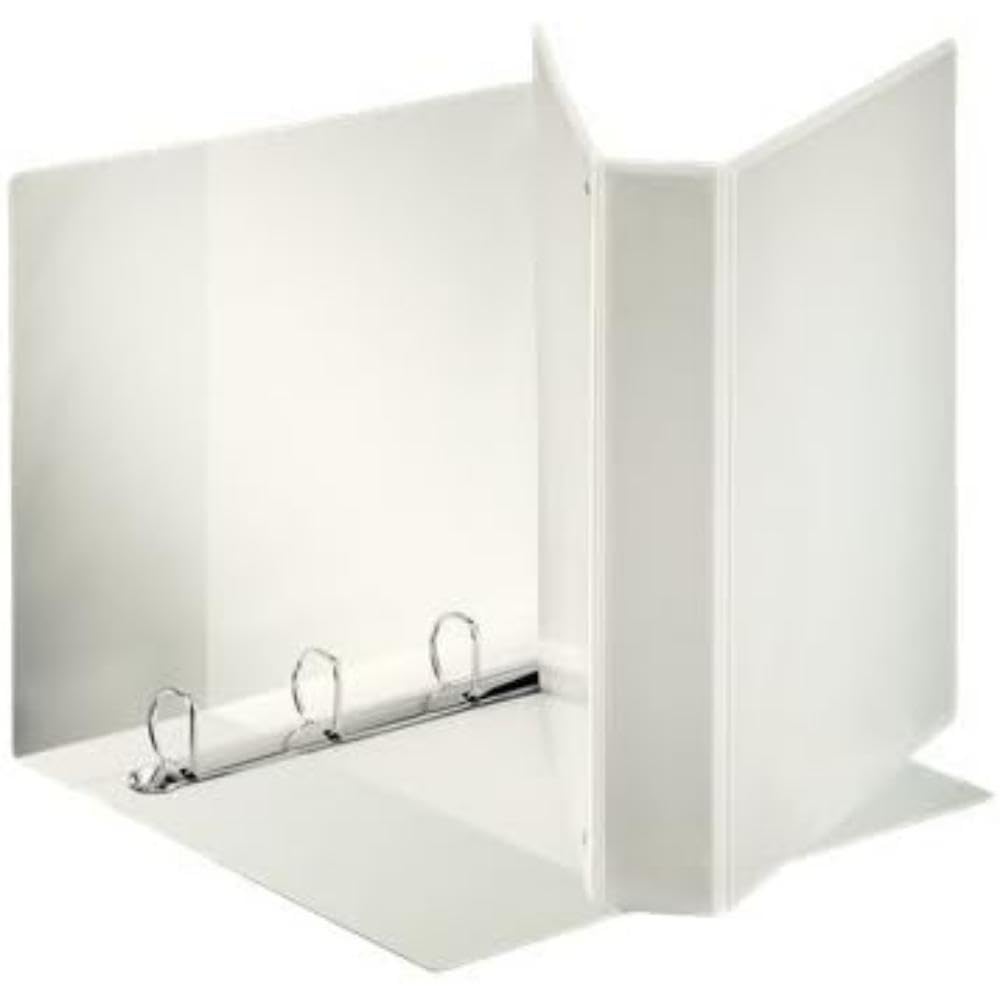 ESSELTE 394753000 Display Folder Polypropylene (3 Pockets) with Rings 4-40 - D - f.to Maxi - White