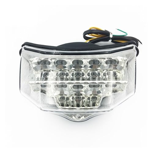 Feu arrière moto LED transparent pour Yamaha FZ6 FZ600 Fazer 2004-2009