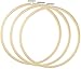 Produktbild TOKERD 3 Stück 20cm Stickrahmen Holz Bambus Kreuzstich Rahmen Einstellbar Stickerei Ring Hoop Runden Bambus Kreis Set Nähmaschine Stickerei Ring Cross Stitch Hoop für Dekoration DIY Nähen