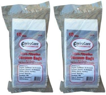 20 ProTeam 103191 Vacuum Cleaner Bags Model Everest Backpack Li'l Hummer 103218, 103219, 103244