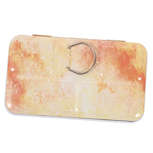 VILLCASE DIY Watercolor Pigment Box Metal Paint Mixing Tray Portable Painting Box Art Pigment Case