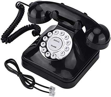NCONCO Retro Wire Landline Phone, WX-3011 Vintage Multi-Function Plastic Vintage Telephones Landline for Home Office
