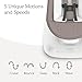 UPPAbaby Mamaroo Smart Swing – Customizable Soothing Modes with MotionSync Technology – Infant Recline + Bluetooth Enabled – Included Newborn Insert – Wells (Dark Taupe Mélange)