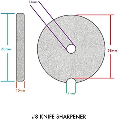 Amazon Com Meat Grinder Knife And Plate Sharpening System Fine Grind 8 Meat Grinder Knife And Plate Sharpening System Home Kitchen